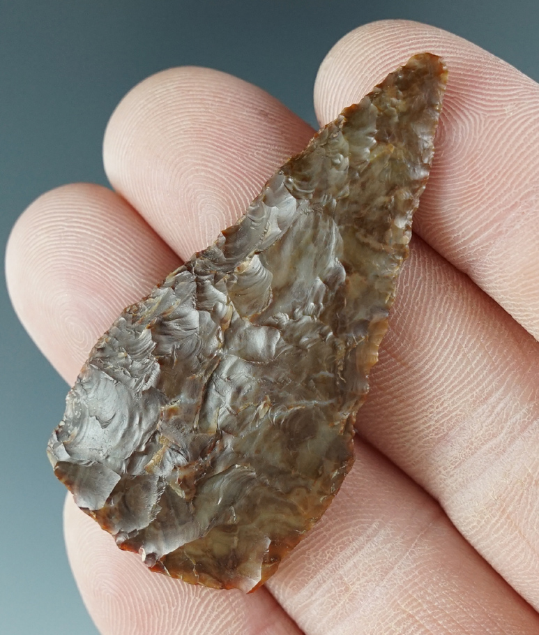 2 1/4" Plateau Pentagonal made from brown Agate. Found near the Columbia River, Oregon.