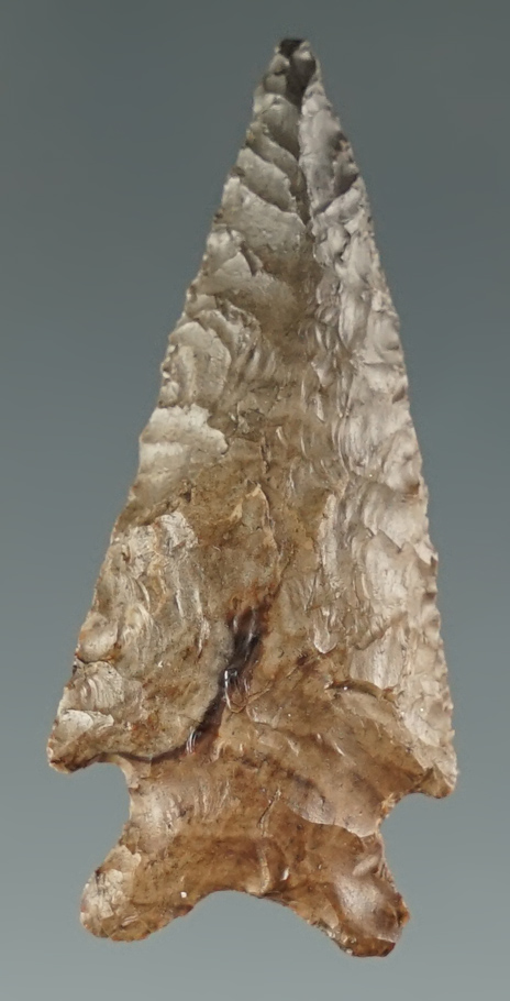 1 1/2" Snake River made from brown Jasper. Found near the Columbia River, Oregon.