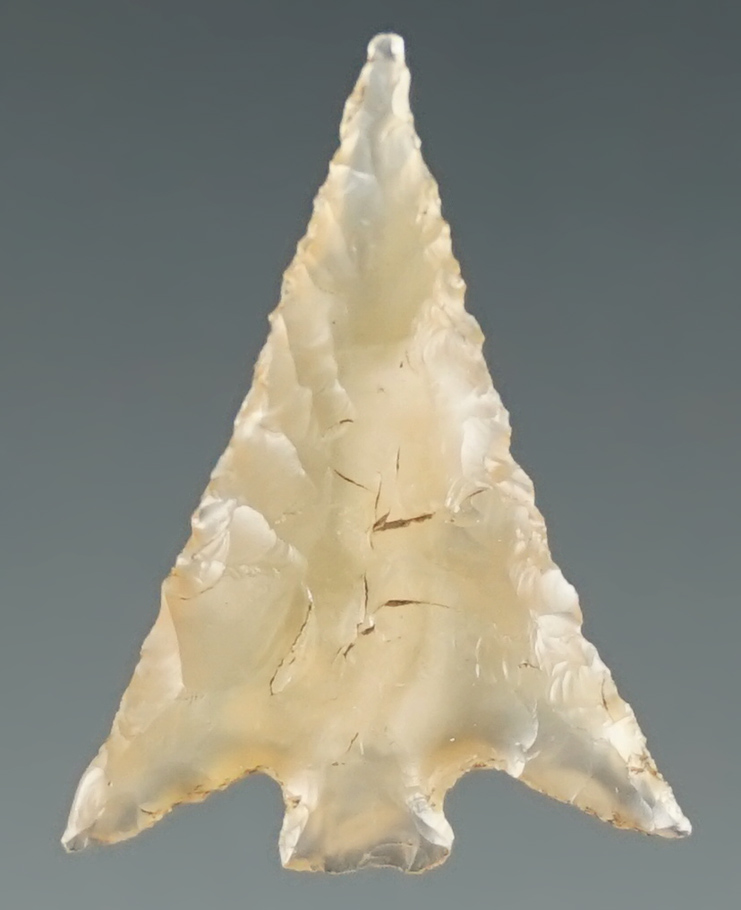 1" Columbia Plateau made from clear Agate. Found near the Columbia River, Oregon.