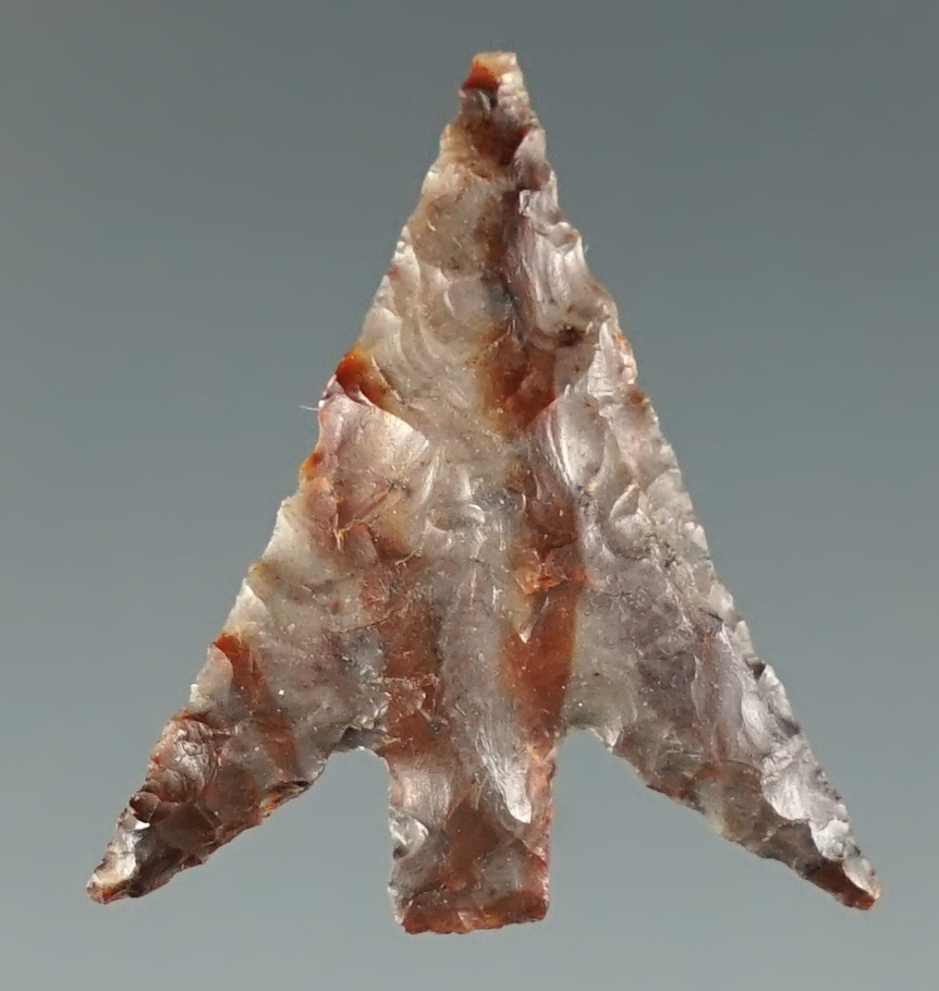 1" Columbia Plateau made from purple and gray Agate. Found near the Columbia River, Oregon.