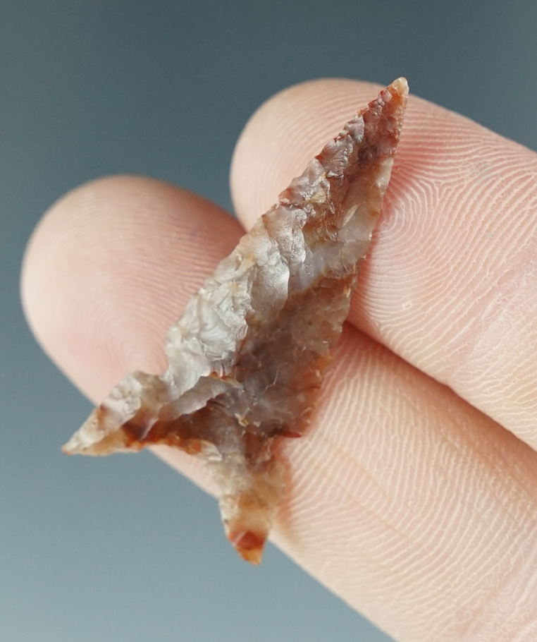 1 1/2" Desert Sierra made from brown and gray translucent Agate. Columbia River, Oregon.