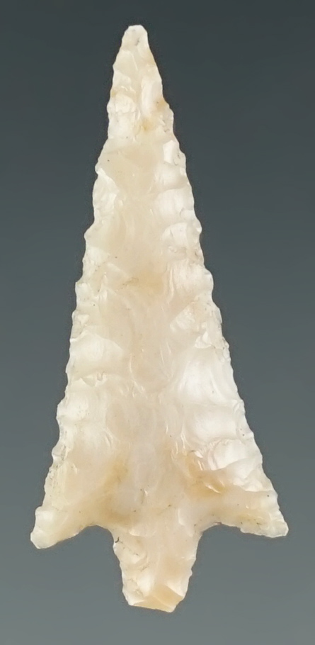 1" Columbia Plateau made from cream Agate. Found near the Columbia River, Oregon.