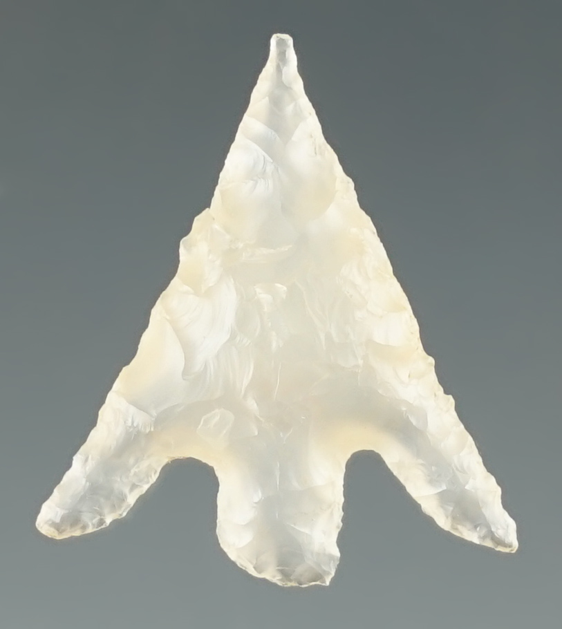 7/8" Columbia Plateau made from clear Agate. Found near the Columbia River, Oregon.