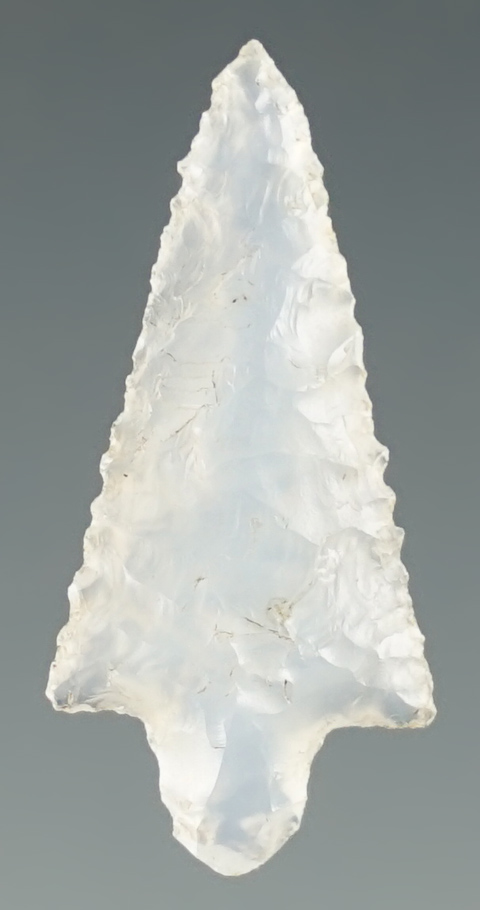 1" Wallula made from clear Agate. Found near the Columbia River, Oregon.