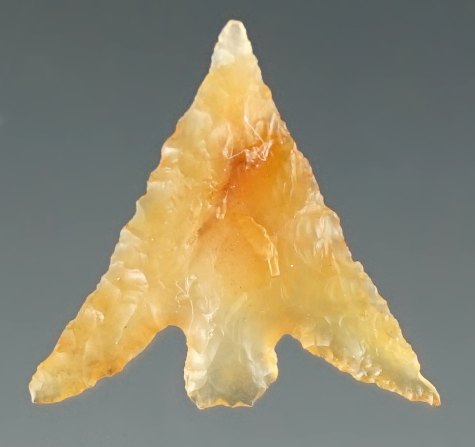 3/4" Columbia Plateau made from translucent orange Agate. Found near the Columbia River, Oregon.
