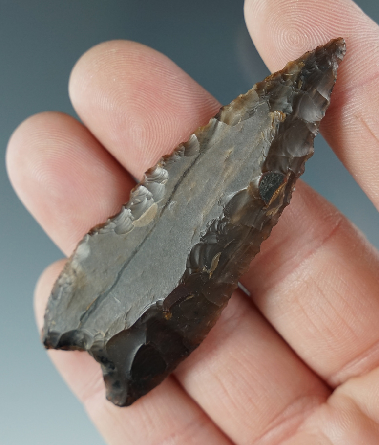 2 3/4" Knife made from brown Agate. Found near the Columbia River, Oregon.