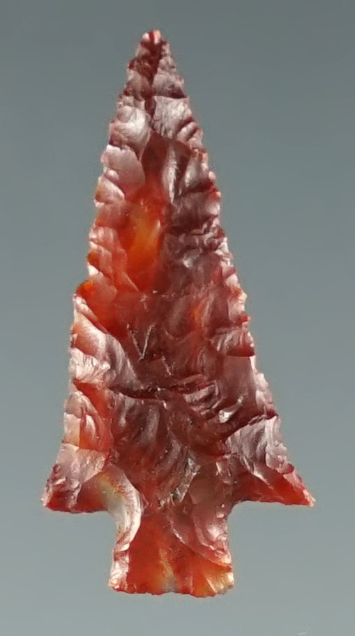 3/4" Wallula made from red Carnelian Agate. Found near the Columbia River, Oregon.