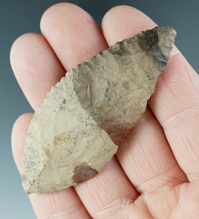 3" Cascade Knife made from brown and tan Jasper. Found near the Columbia River, Oregon.