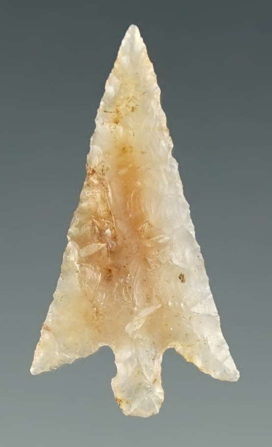 1 1/18" Columbia Plateau made from clear Agate. Found near the Columbia River, Oregon.