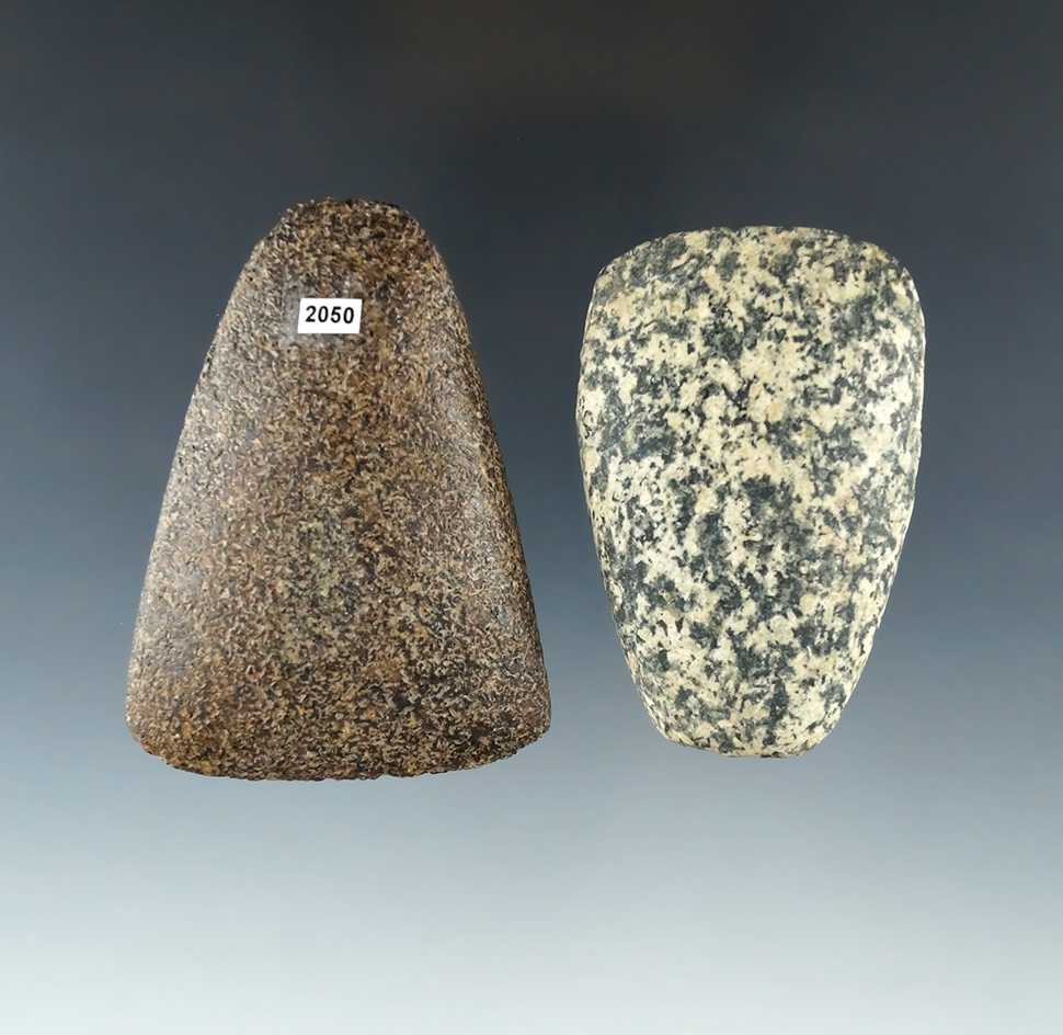 Pair of Ohio Celts found in Adams and Montgomery Counties, largest is 2 3/4".