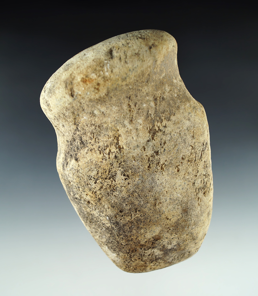 5 1/4" Full Groove Axe found in Ohio. Ex. Gary Mumaw Collection.