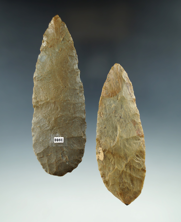 Pair of Kentucky Blades, largest is 4 9/16 ".