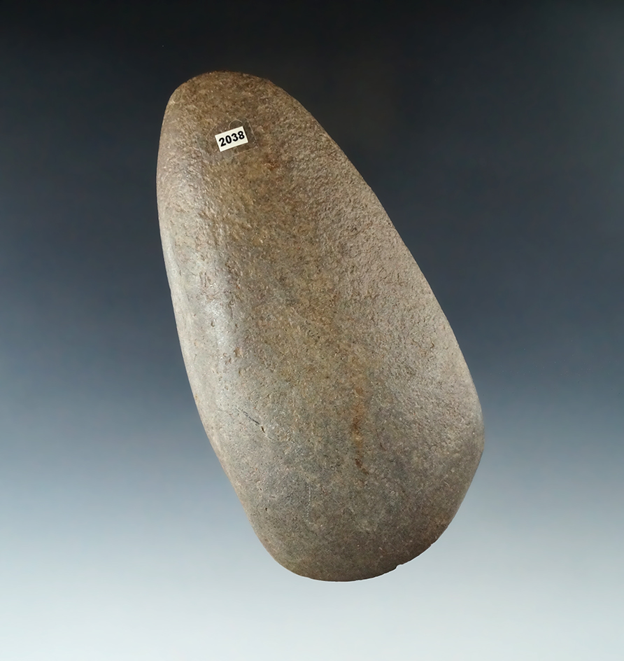 4 7/8" Well styled and nicely polished Stone Axe found North of Bucyrus, Crawford Co., Ohio.