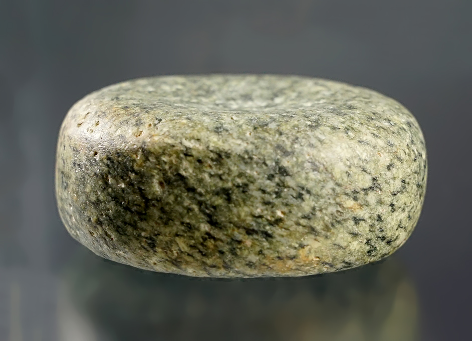 Nicely polished 2 3/16" Biscuit Discoidal - Adams Co., Ohio. Ex. Meuser, Steve Healy collections. 