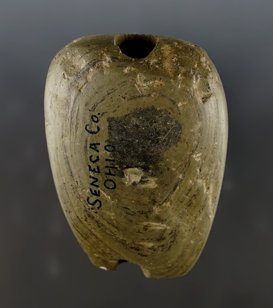 2 3/4" Bannerstone - Seneca Co., Ohio. Ex. Robert Scantlan, Will Cross, Converse auction.