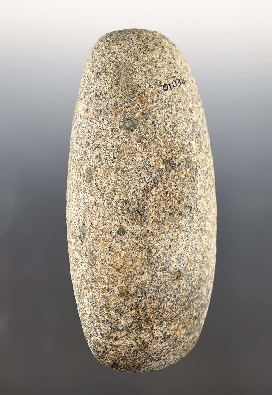 5 11/16" Hardstone Celt found in Ohio. Nice polish to the bit area.