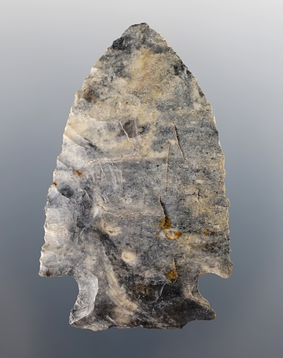 Fine 2" Ohio Cornernotch made from Coshocton Flint.