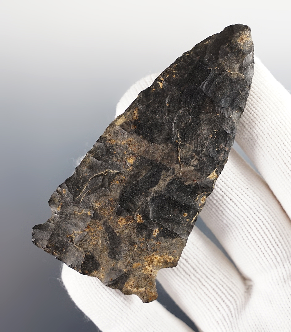 3 1/16" Ohio Meadowood in excellent condition. Made from patinated Coshocton Flint.