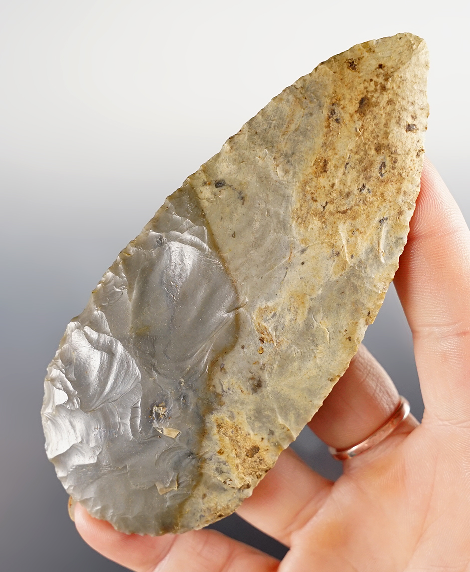 4 3/8" Adena Blade that is finely made. Found in the Midwestern U.S.