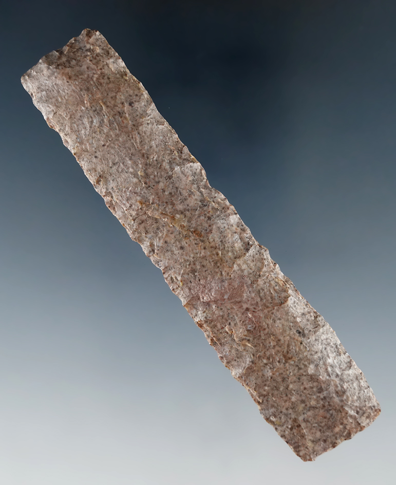 3 1/2" Paleo Square Knife made from Harrodsburg Chert, found in Indiana.