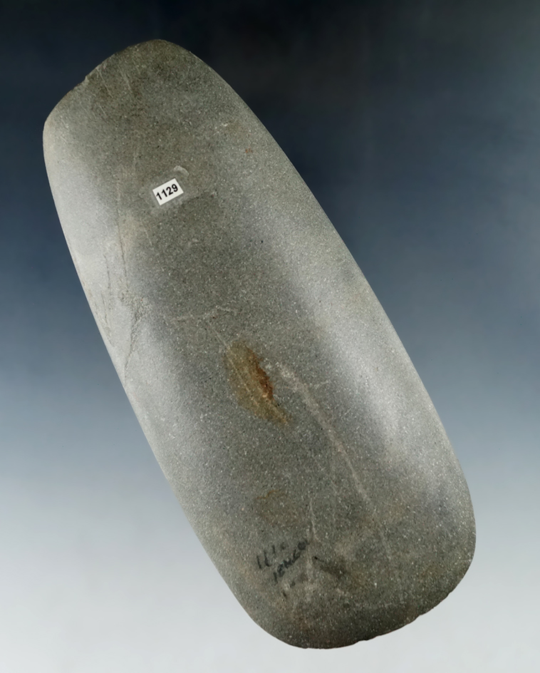 6 5/8" Flat Adze that is nicely polished, found in Brown Co., Ohio.