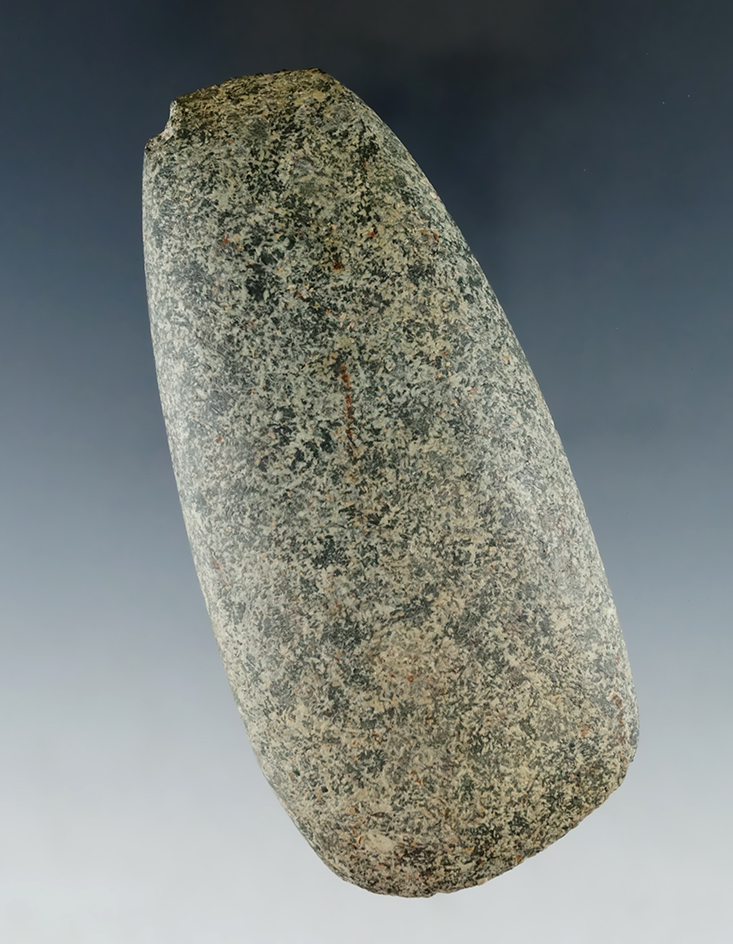 4 3/8" Hardstone Adze found in Darke Co., Ohio.  Ex. Kley.