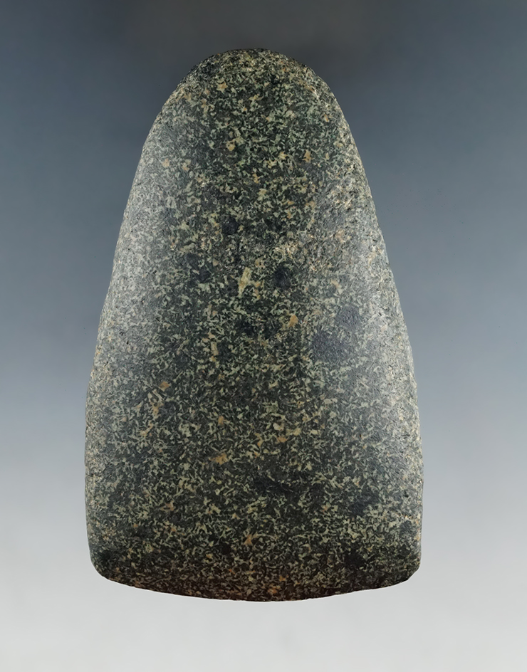 4 1/16" Highly polished and well patinated Hardstone Celt in excellent condition.  Ex. Norm Kley.