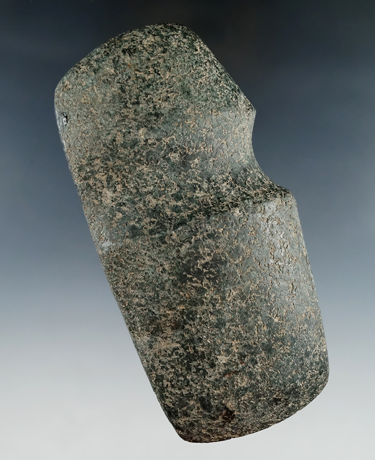 Well defined from unique material 5" Hardstone 3/4 Groove Axe.  Ex. Horsefly Bush, Marvin Gilley.