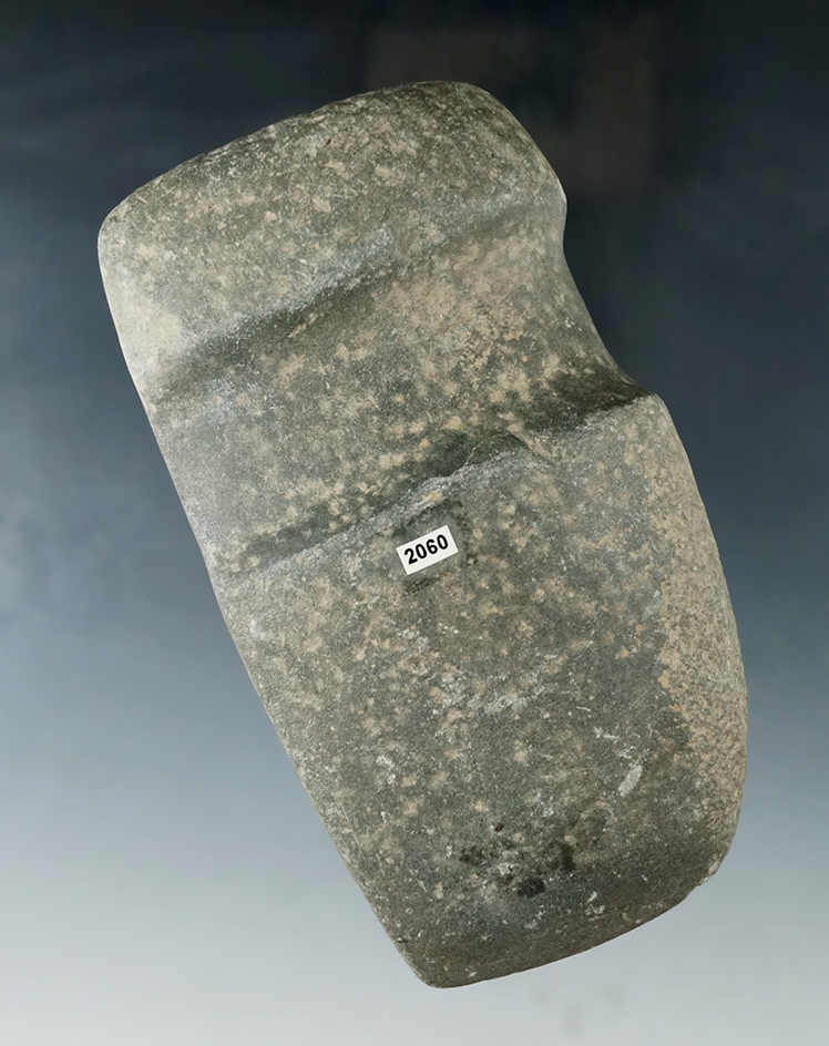 4 7/8" Hardstone 3/4 Groove Axe found in Miami Co., Ohio.