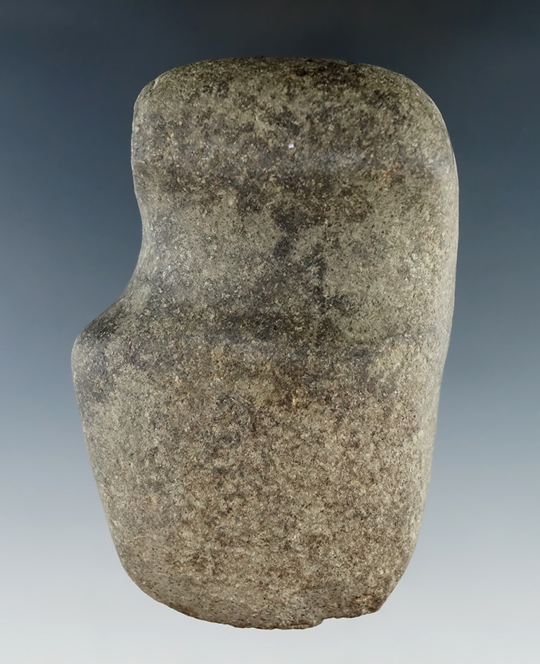 3 11/16" Long 3/4 Groove Hardstone Axe found in Miami Co., Ohio.