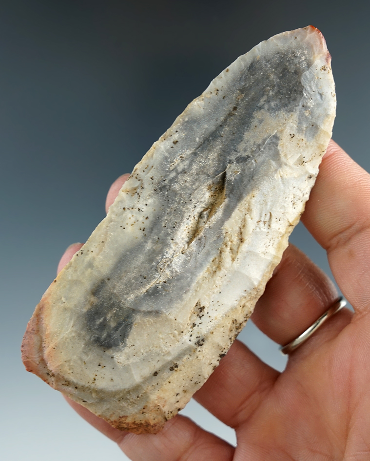 3 13/16" Paleo knife found in Missouri.