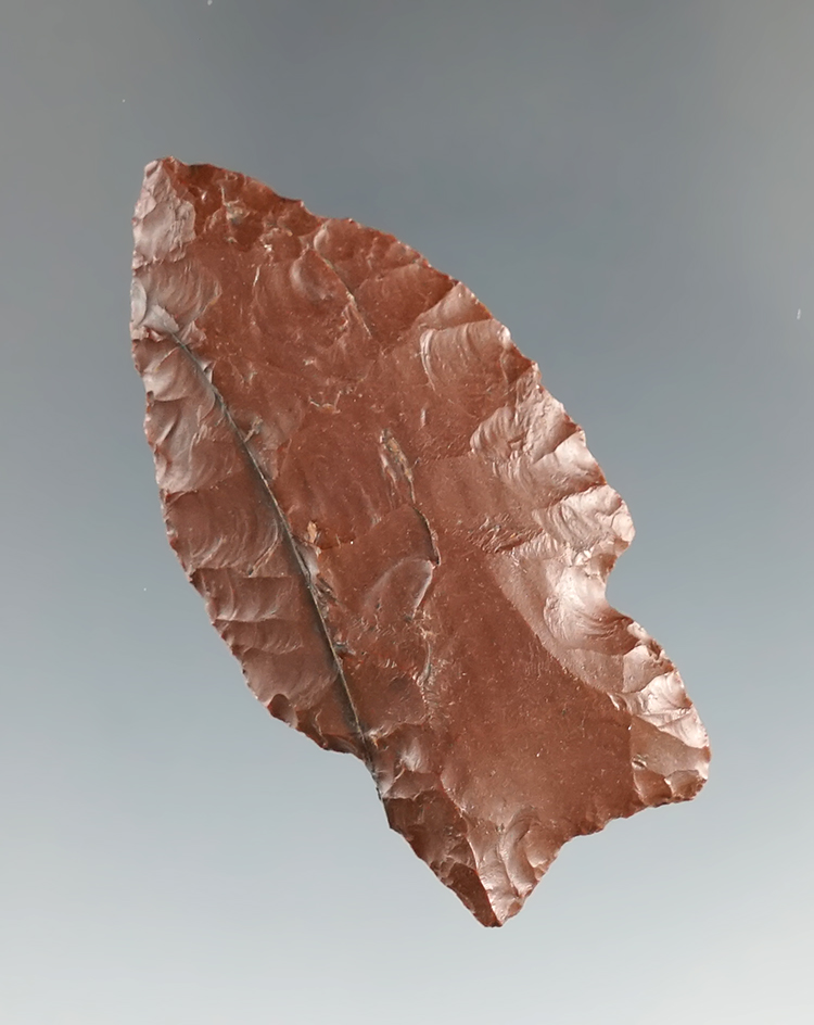 1 7/8" Paleo Windust made from Jasper. Columbia River. Rogers and Bennett COA's.