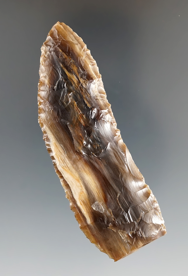 3 1/4" Petrified Wood Knife - Benton Co., Washington. Comes with a Bennett COA.