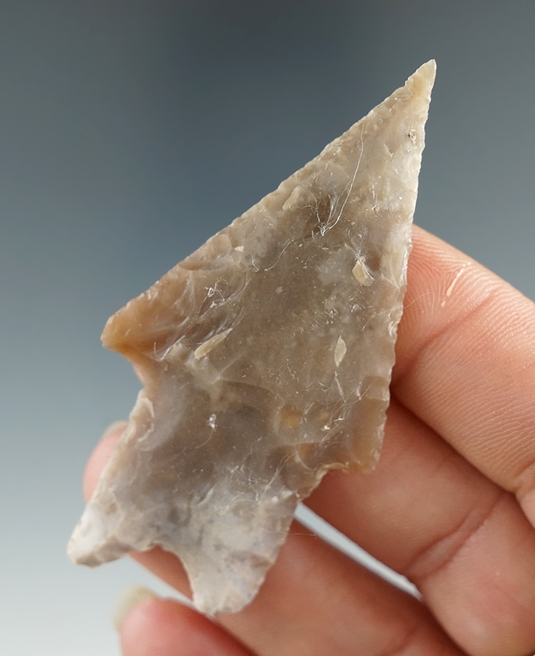 2 5/8" Pedernales point made from nice material with a needle tip found in Texas.