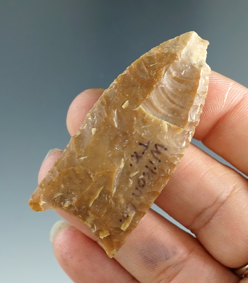 2 3/16" Plainview found in Wilson Co., Texas. Comes with a Rogers COA.