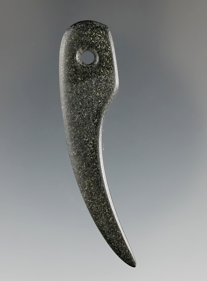 2 1/2" Hardstone Claw Effigy found in Central America. Ex. Sadofsky Collection. 2 COA's.