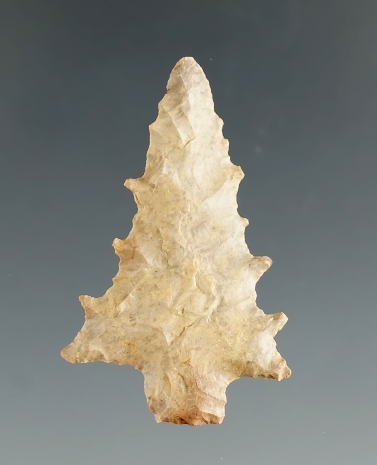 1 1/4" Steiner point found in Limestone Co., Texas. Comes with a Rogers COA.