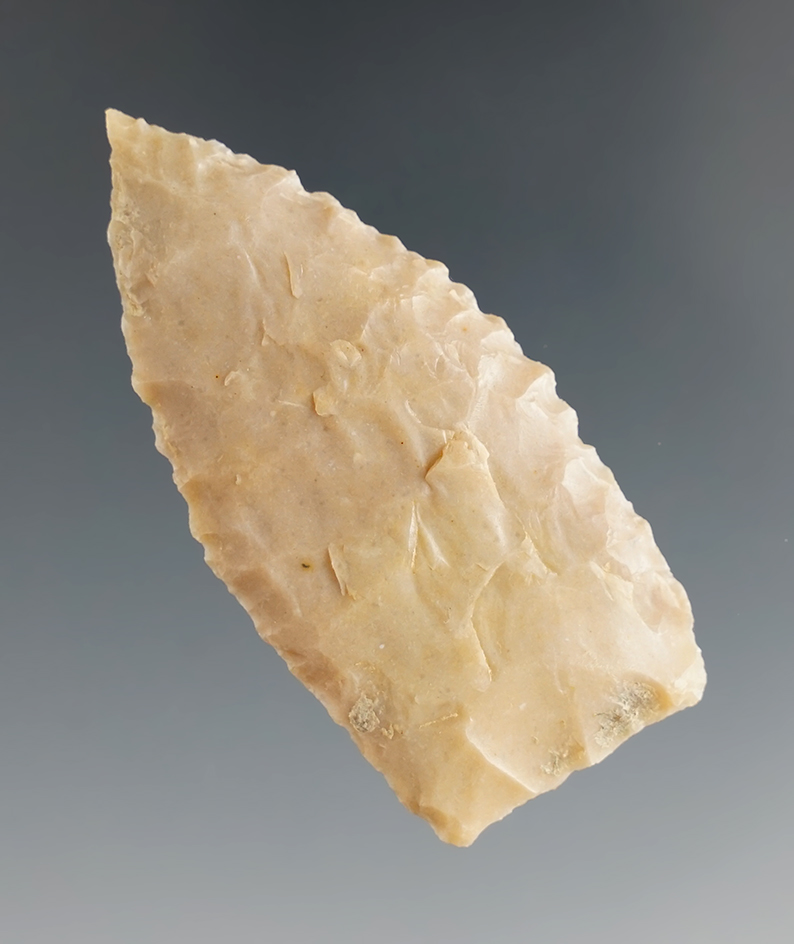 2 1/8" Matamoros made from Edwards Chert, found in South Central Texas. Rogers COA.