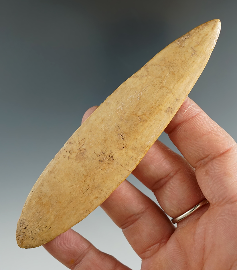 4 5/8" Knife/Blade found by Norma Berg between Vantage and Priest Rapids, WA. Bennett COA.